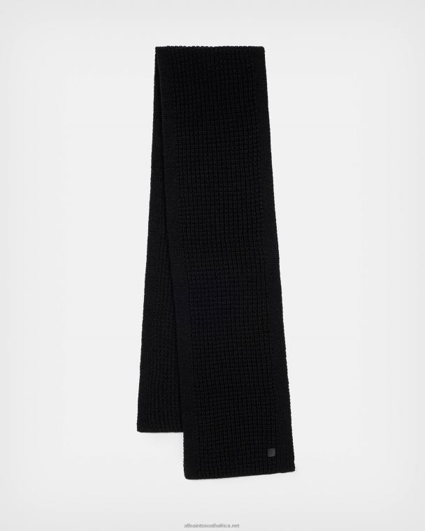 AllSaints Nevada Scarf Men Black LN2N22064